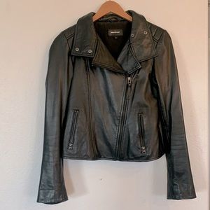Mackage Black Leather Jacket